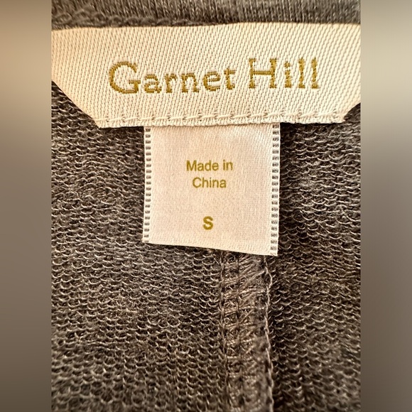 Garnet Hill Gray Maxi Cap Sleeve Column Dress Sz S Soft Luxury Capsule Wardrobe - Picture 7 of 10